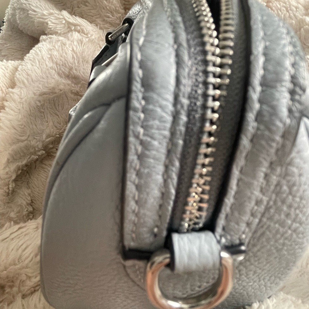 Coach Mini Rowan Crossbody, Shoulder Bag With Swagger Charms Ice Blue - Picture 6 of 9